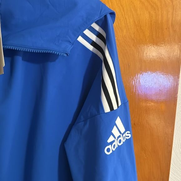 Adidas Blue Performance Jacket - NWOT - Picture 2 of 4
